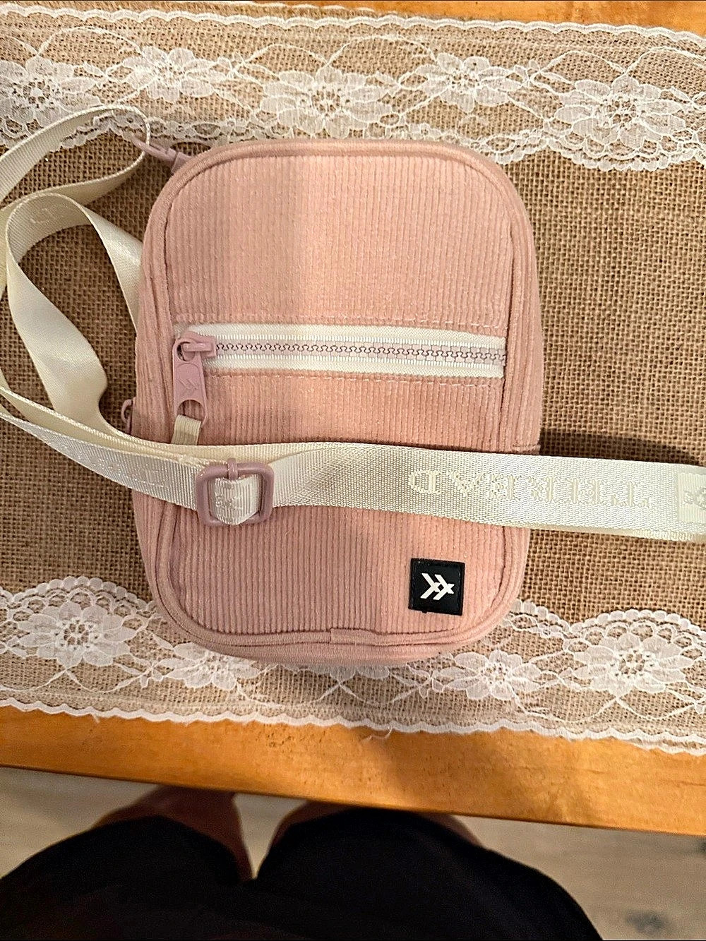 Thread Pink Crossbody Bag Like New